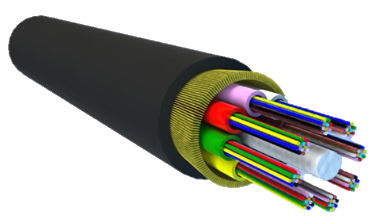Micro-tube / bundle cable cross-section
